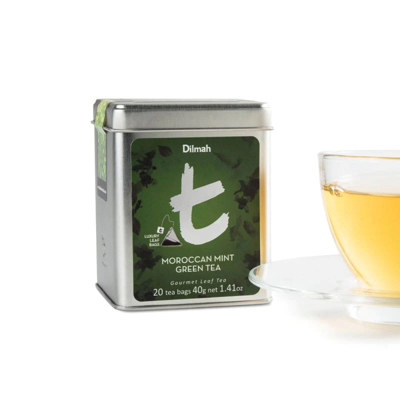 t-Series Moroccan Mint Green Tea - 20 Luxury Tea bags